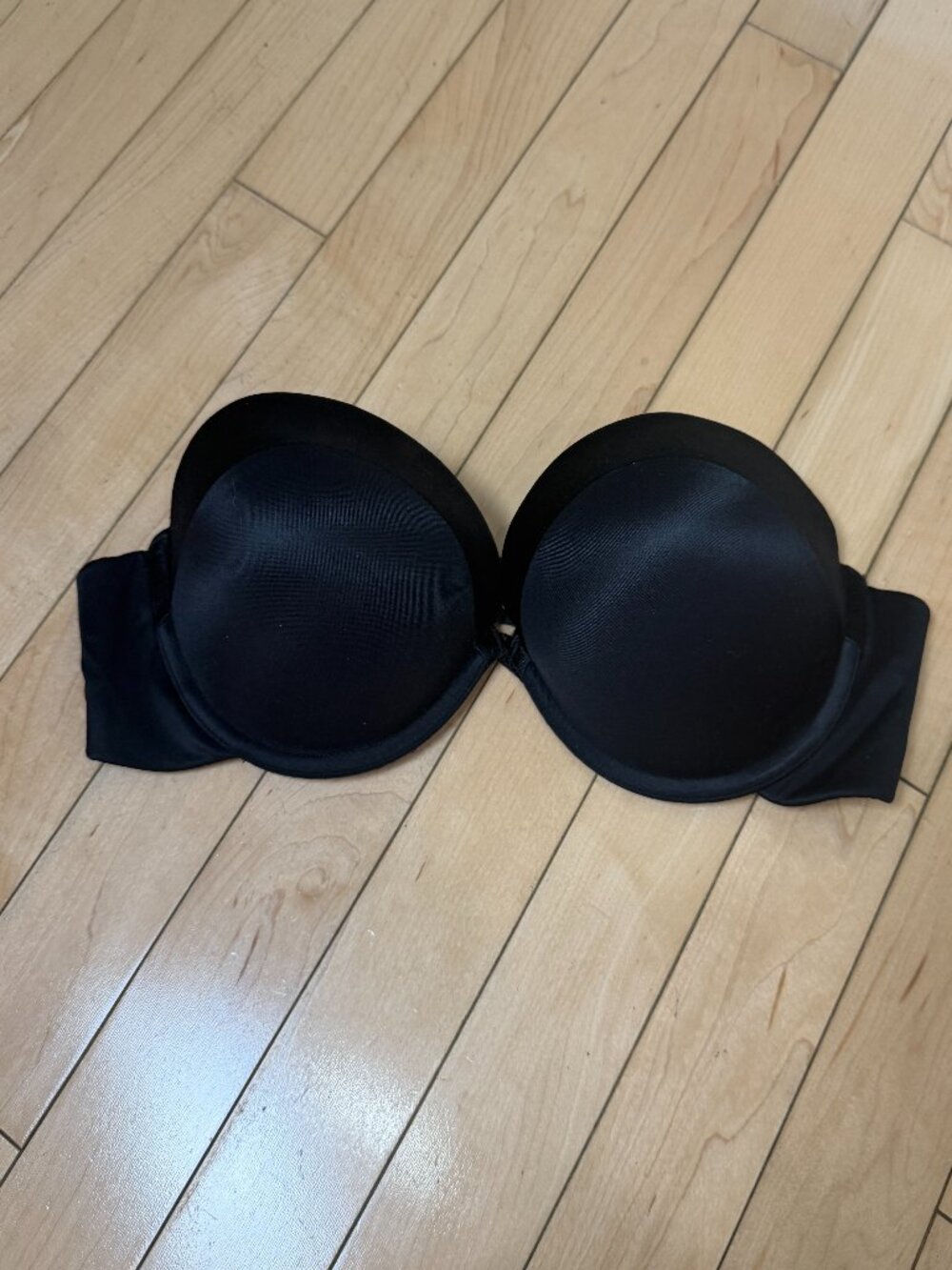 Maidenform Super Push Up Black Strapless Bra Size 36B